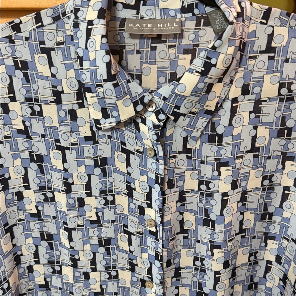 Kate Hill classy silk blouse